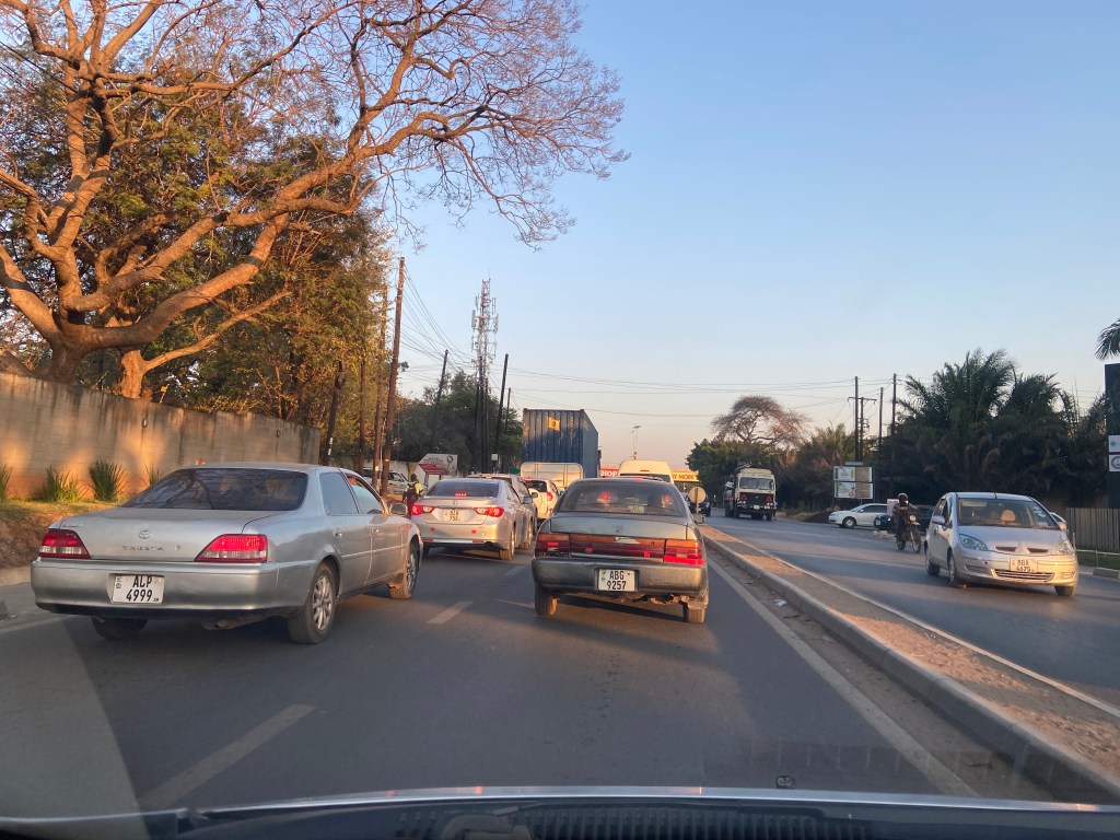 Autofahren in Lusaka